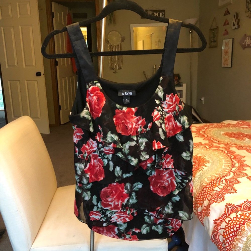 Floral tank top